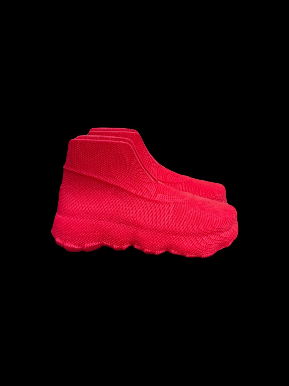 Zellerfeld 3D Printed High Top shoes
